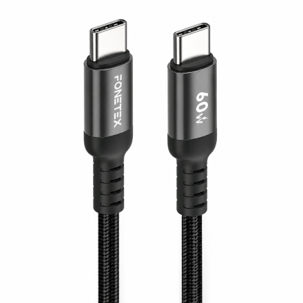 FoneTex USB-C naar USB-C kabel — 60W