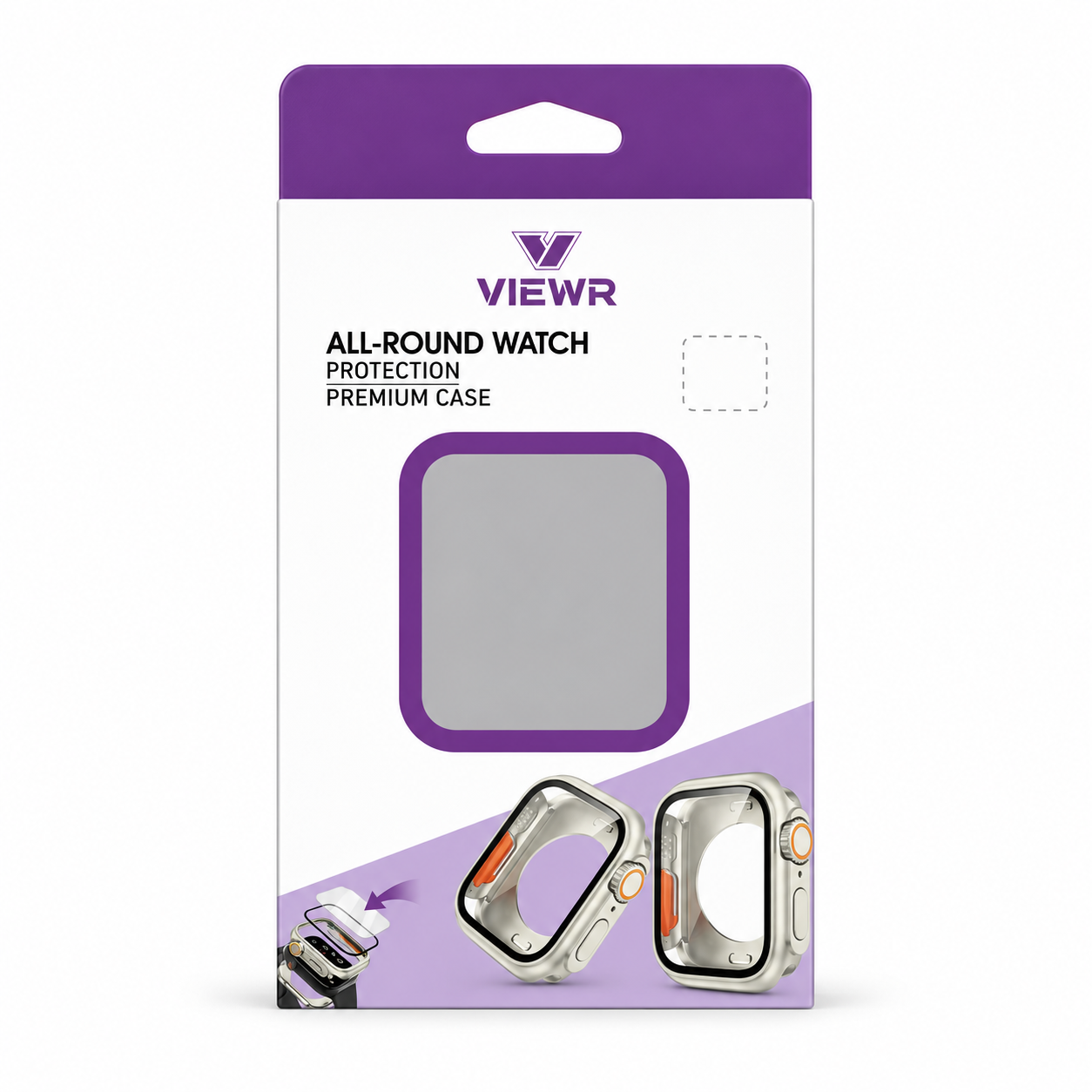 Apple Watch 44mm All Round Case Screenprotector Gold – voor Series 4/5/6/SE 1/SE 2