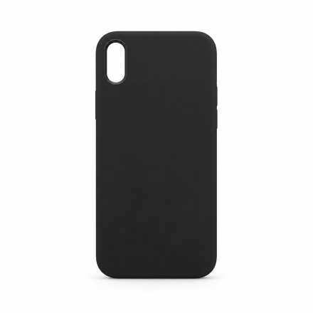 Dunne Soft Silicone Case voor iPhone Xs Max – Zwart