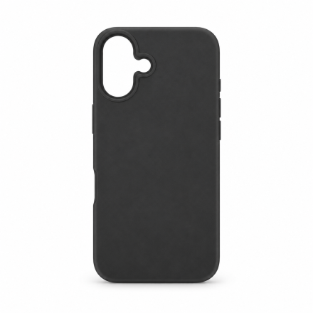 Dunne Soft Silicone Case voor iPhone 16 Plus – Zwart