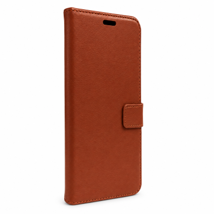 Bookcase voor iPhone 16 – Bruin